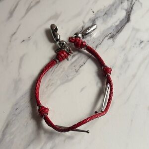 Red Braided Phone Case Charm